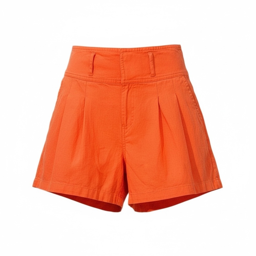 BP. Orange linen blend shorts, XS